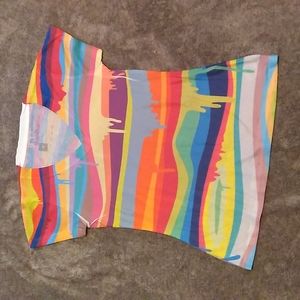 Threadless paint drip rainbow tee